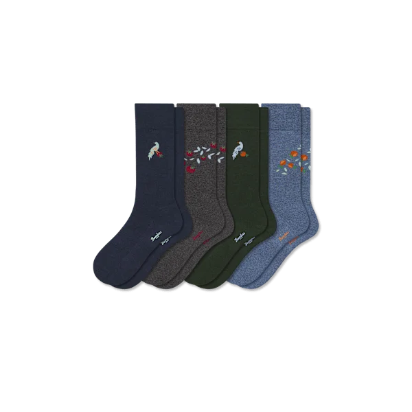 Men's Paradise Dress Calf Sock 4-Pack