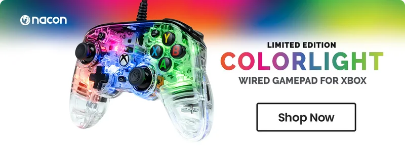 nacon LIMITED EDITION COLORLIGHT WIRED GAMEPAD FOR XBOX Shop Now