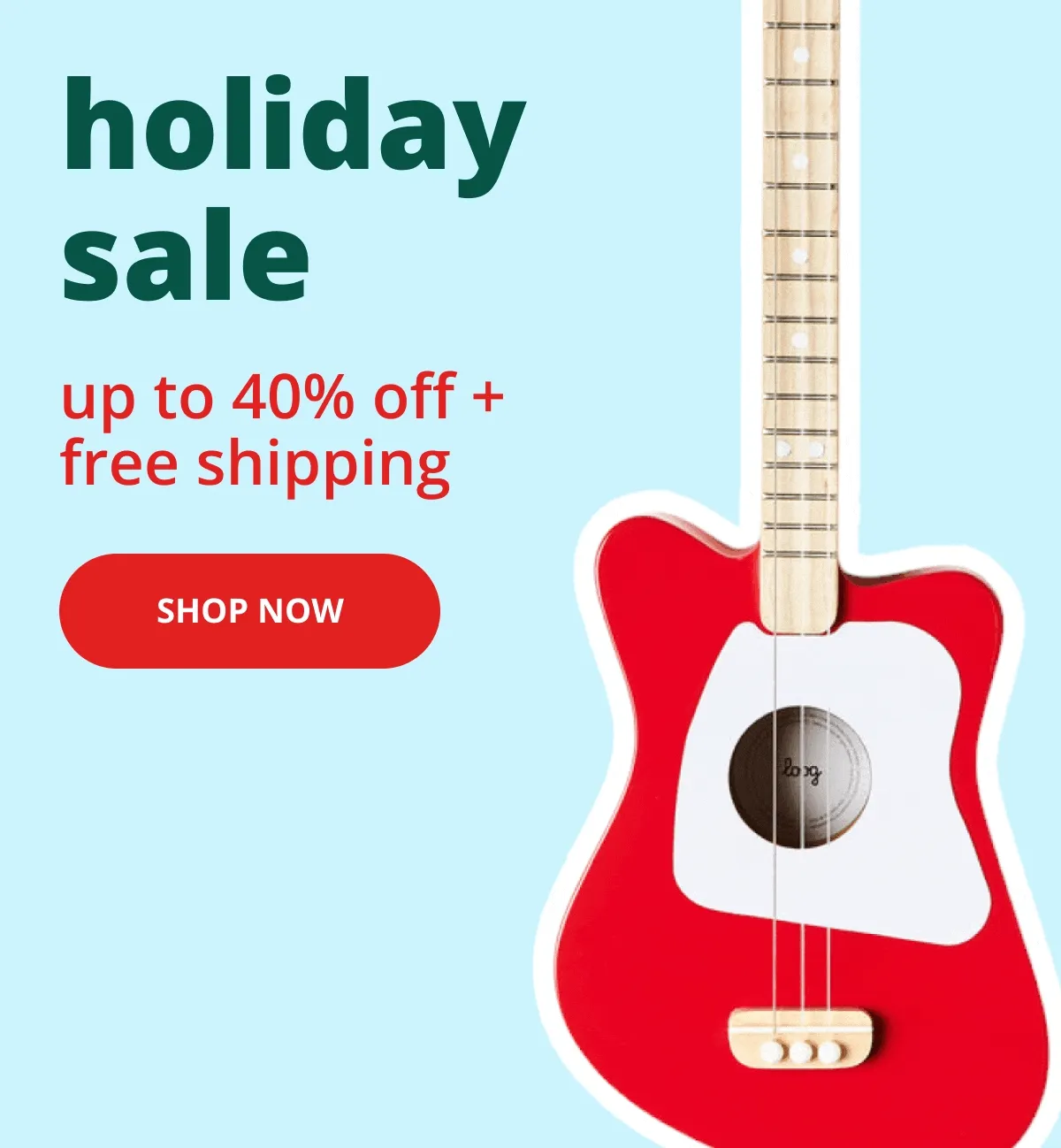 holiday sale up to 40% off + free shipping - shop now