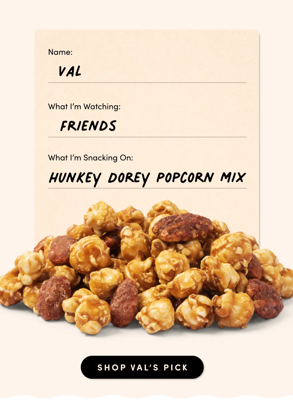 Hunkey Dorey Popcorn Mix