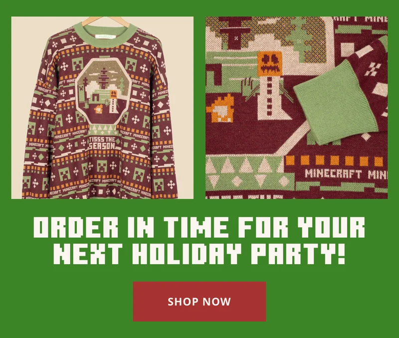 Shop the Minecraft Creeper Sweater