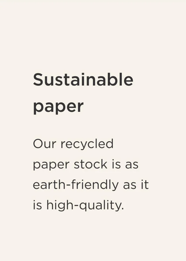 Sustatinable Paper