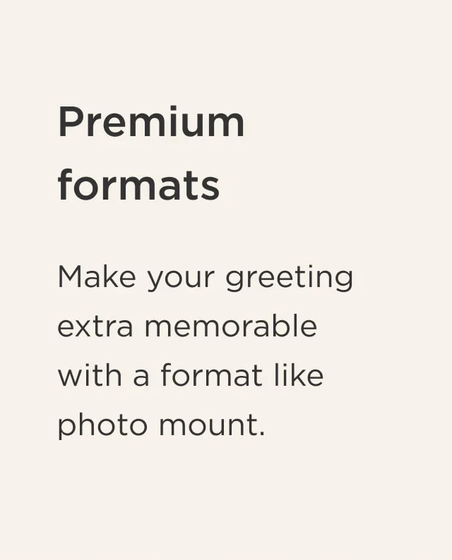 Premium Formats