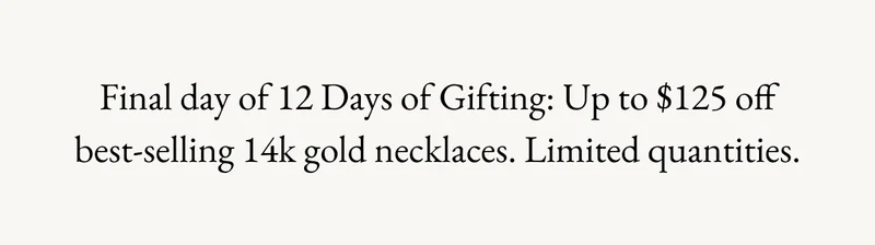 Final day of 12 days of gifting