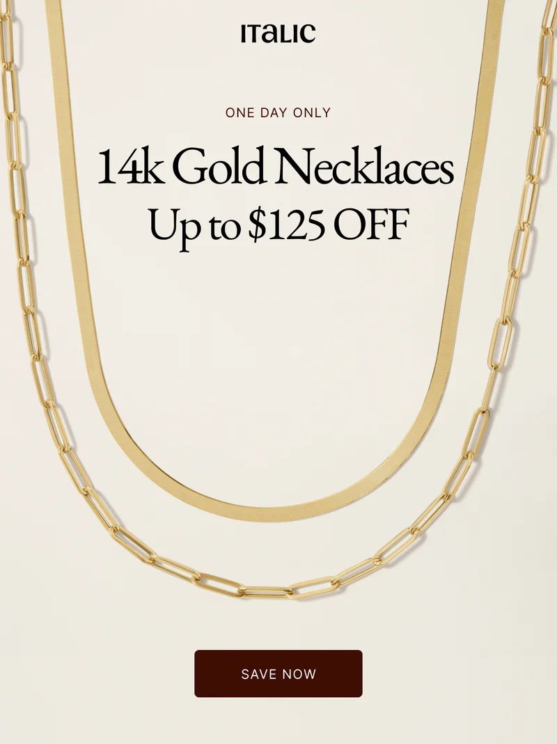 Gold Necklaces Up to $125 off
