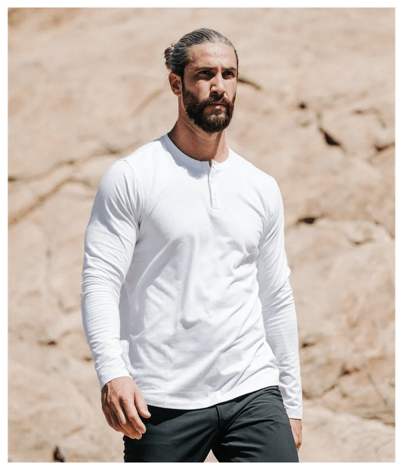 X Cotton Henley
