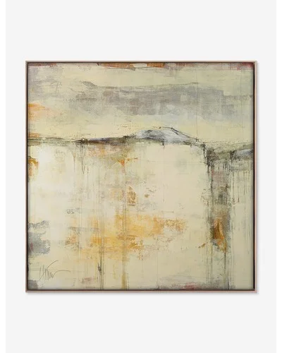 Creme 2 Print by Maeve Harris-Natural / 54" x 54"