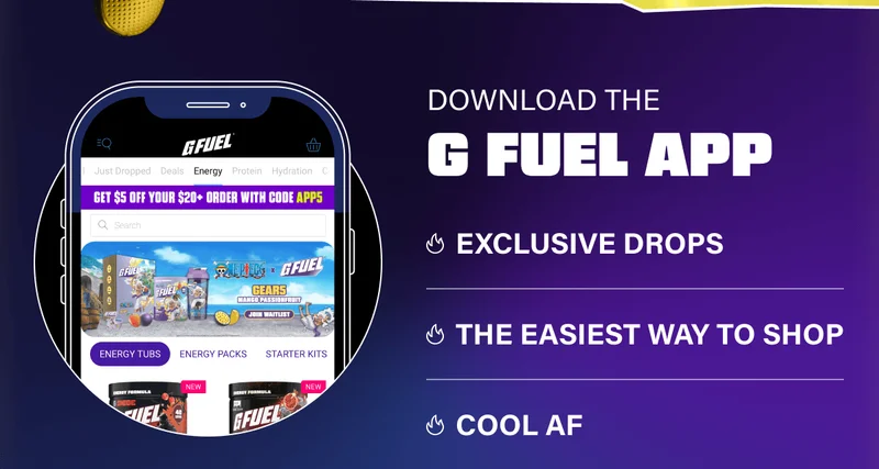 Download the G FUEL App