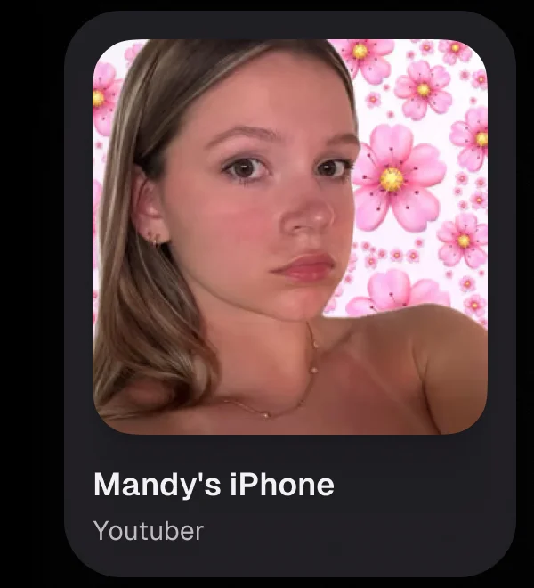 Mandy's iPhone
