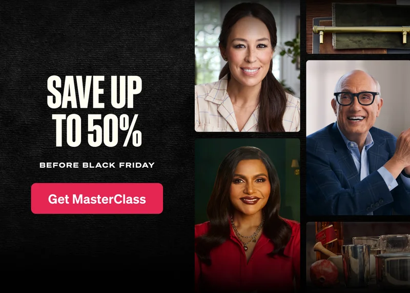 SAVE up to 50% off. Before Black Friday. Get MasterClass
