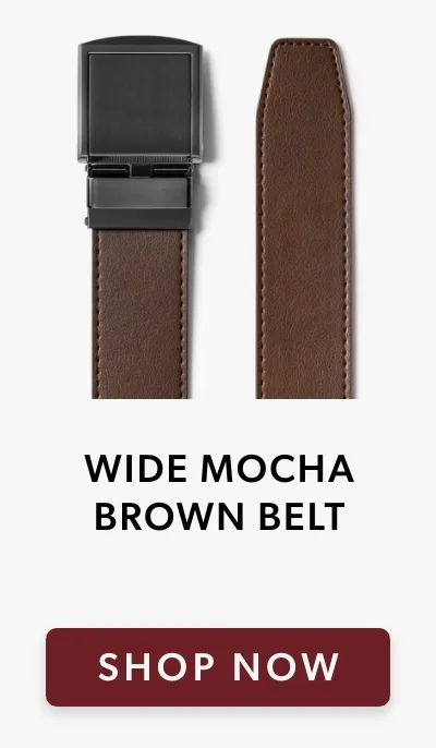 Shop Wide Mocha Brown Belt