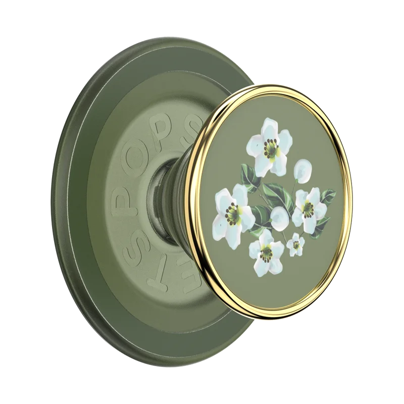 Image of Enamel Floral Relief — MagSafe PopGrip