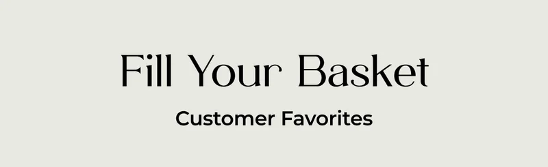 fill your basket