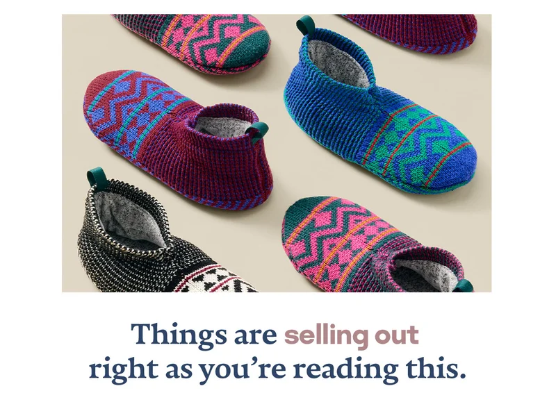 Things are selling out right as you're reading this.
