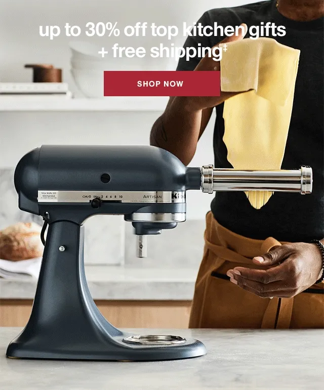up to 30% off top kitchen gifts + free shipping‡