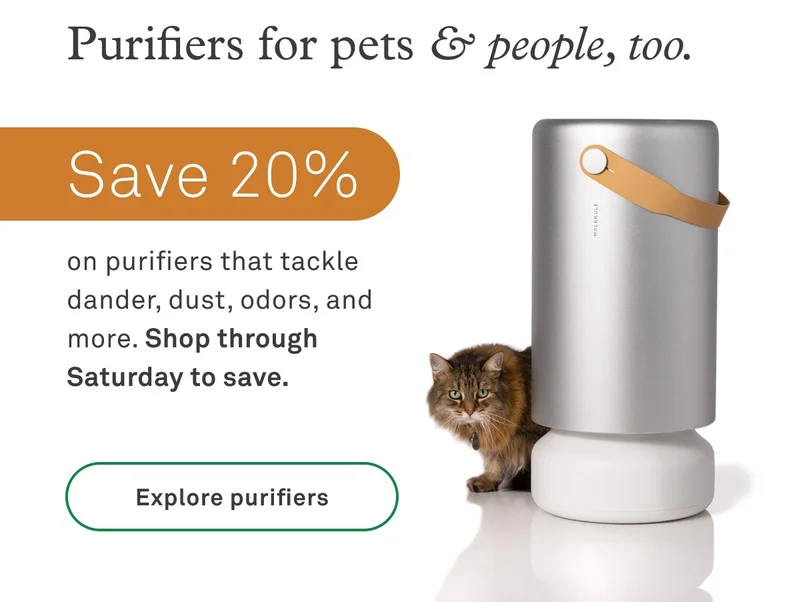 Save 20% off through Saturday + get a free pet toy