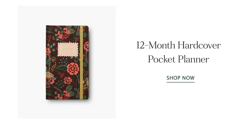 Shop 12 Month Pocket Planner