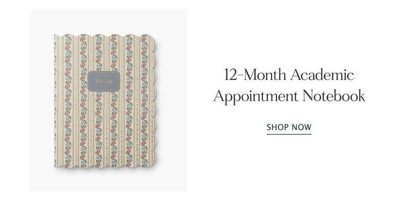 Shop Delphine Academic Appointment Notebook