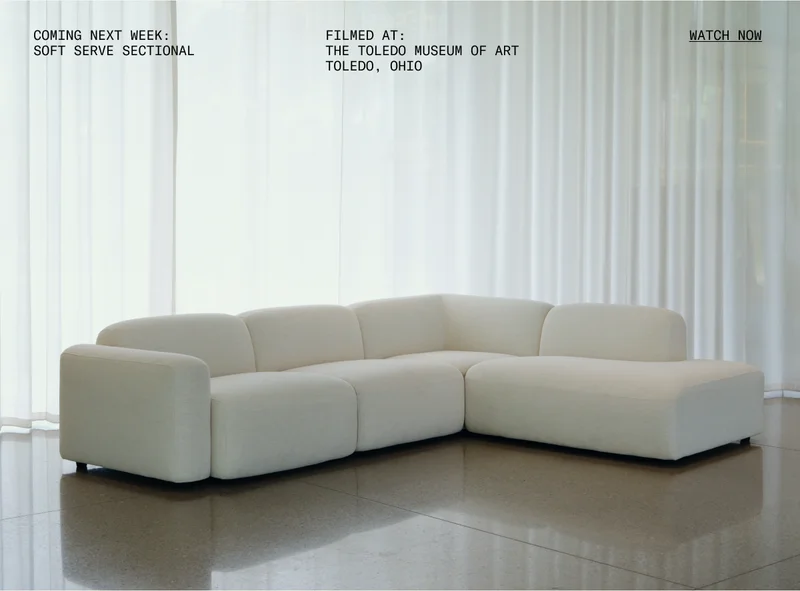The Soft Serve Sectional: coming next week.
