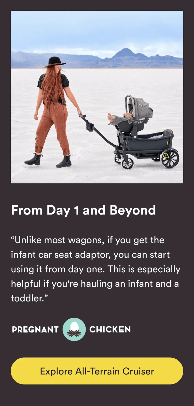 from day 1 and beyond - explore all-terrain cruiser