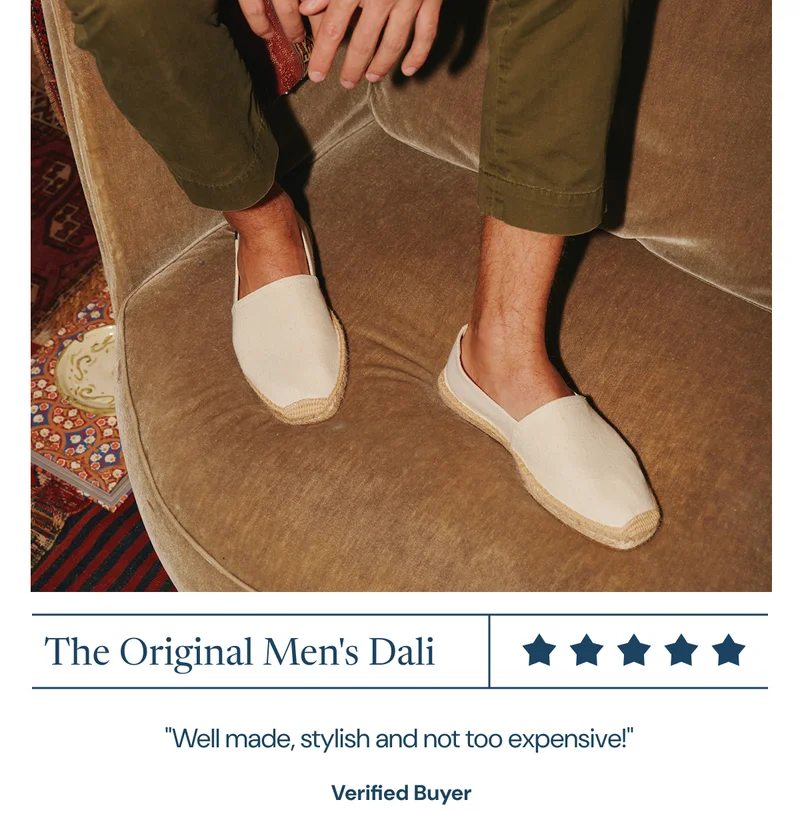 The Original Men's Dali "Well made, stylish and not too expensive!"