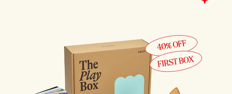 The Play Boxes. 40% OFF FIRST BOX