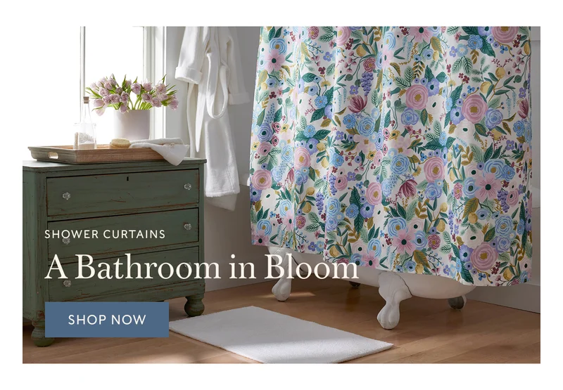 Shower Curtains | A Bathroom in Bloom