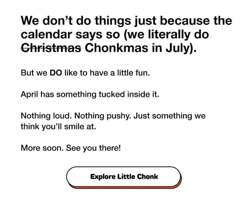 Every Little Chonk product starts with the same question.