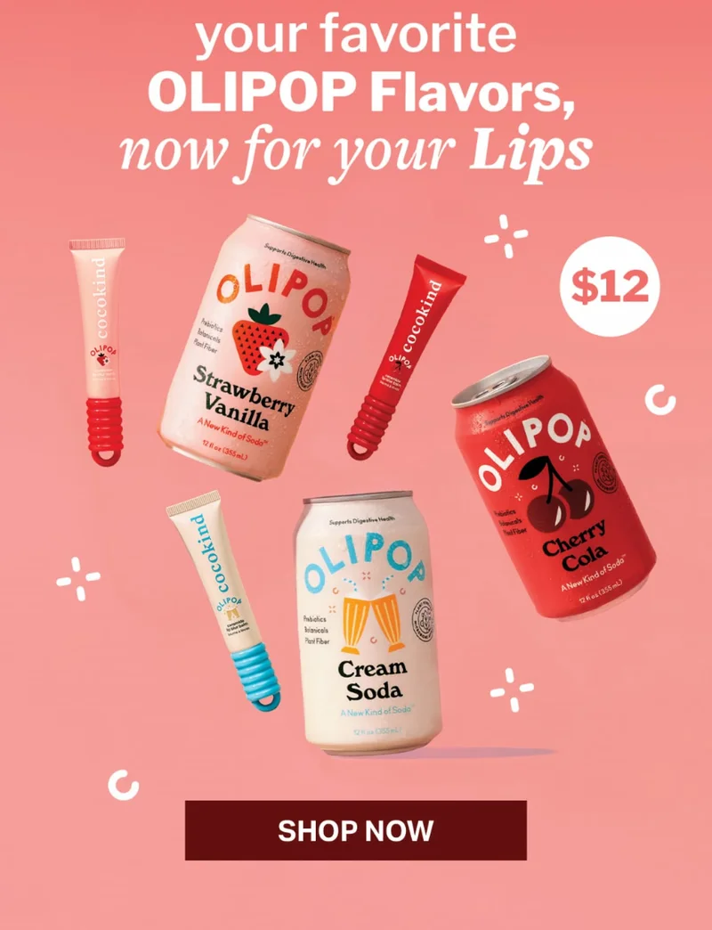 Your favorite OLIPOP Flavors, now for your Lips