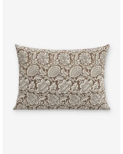 Armitage Indoor / Outdoor Pillow-Chocolate / 15" x 22"