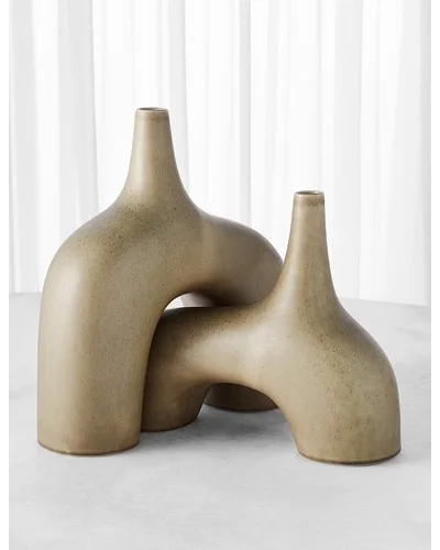 Leonor Decorative Vase - Sage / Small