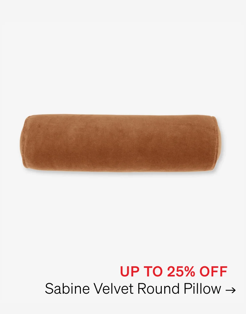Shop Sabine Velvet Round Pillow