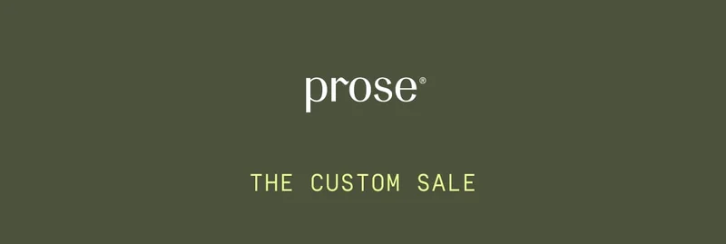 Prose | The custom sale