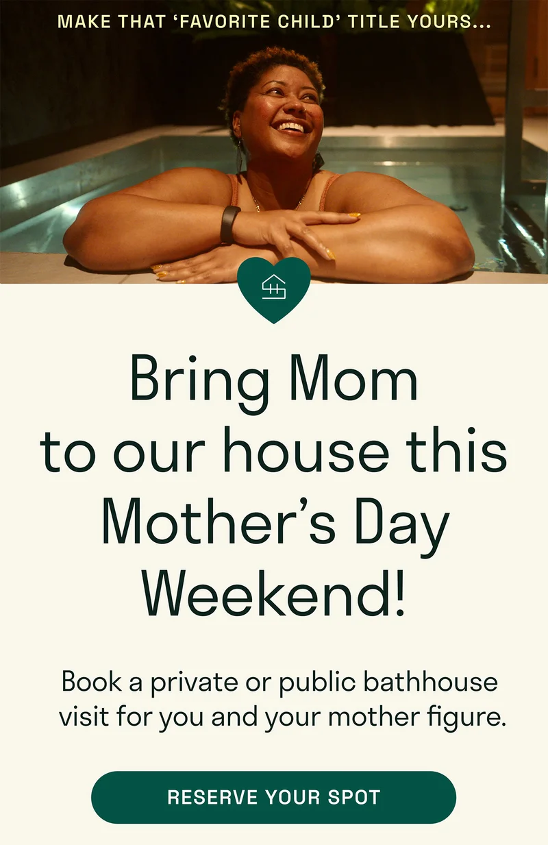 That "favorite child" title is about to be yours ... Bring Mom to our house this Mother's Day weekend. Reserve your spot.