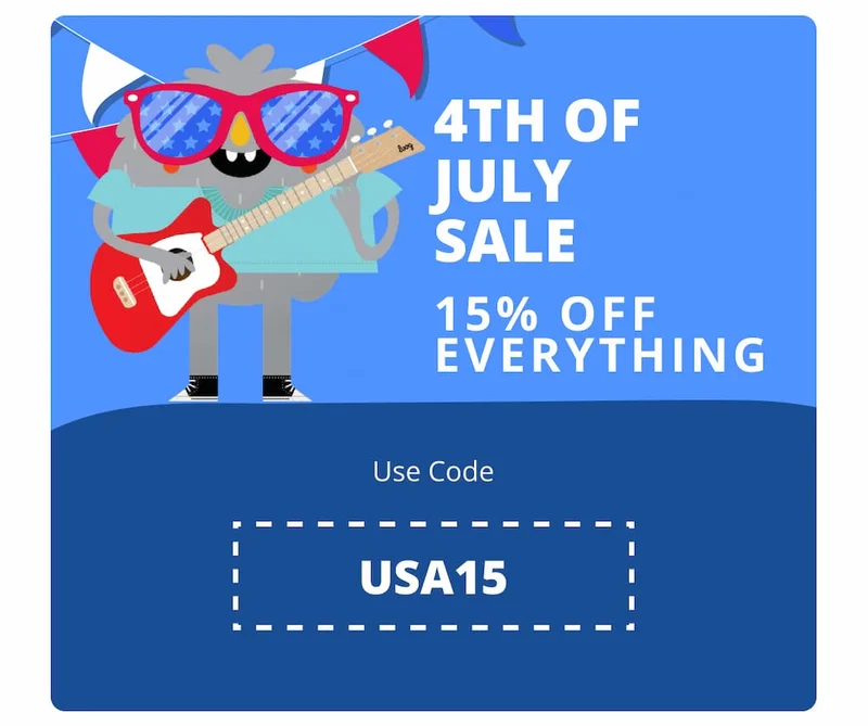 4TH OF JULY SALE  15% OFF EVERYTHING  Use code  USA20