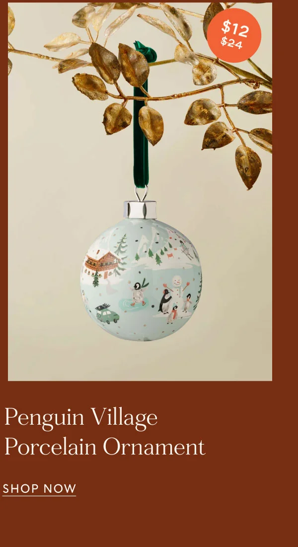 Penguin Village Porcelain Ornament  Shop now