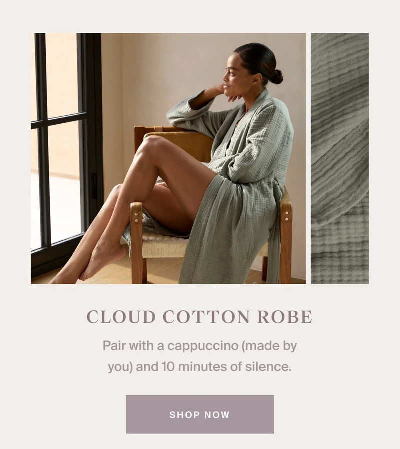 Cloud Cotton Robe | Shop Now