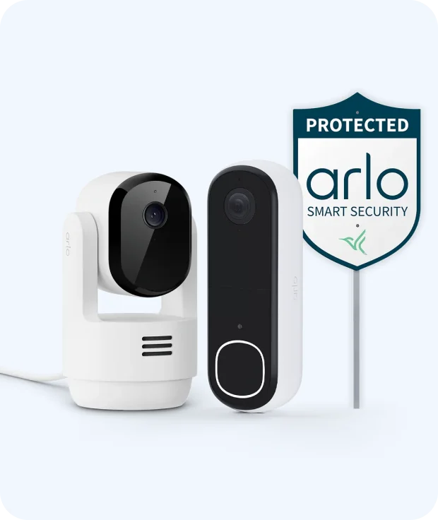 Video Doorbell 2K and Essential Pan-Tilt Indoor Camera bundle