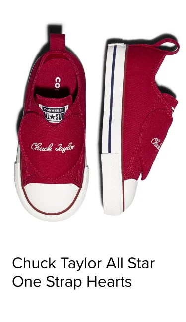 Shop Chuck Taylor All Star One Strap Hearts
