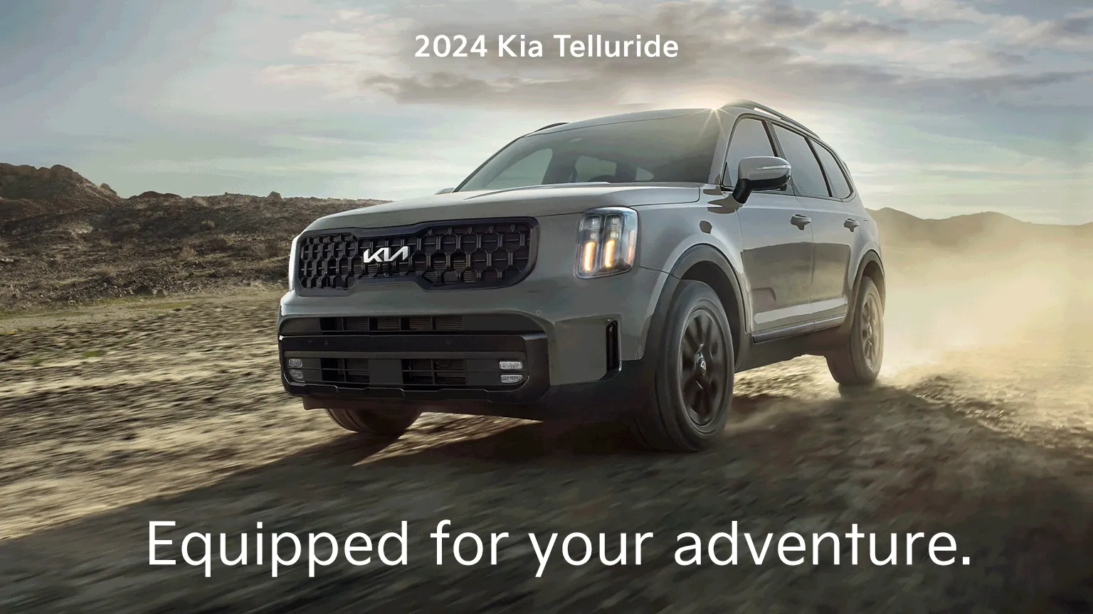 2024 Kia Telluride | equipped for your adventure. | 2024 Kia Telluride | Both inside | 2024 Kia Telluride | and out.