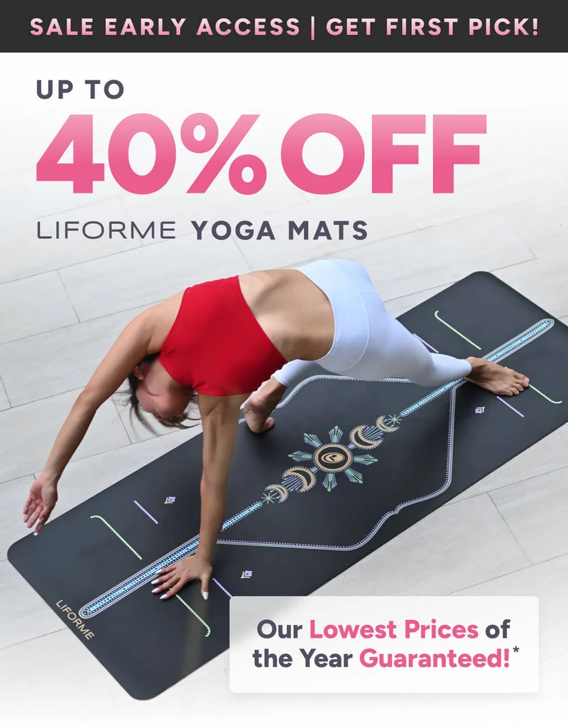 Sale Early Access | Get first pick – Up to 40% off Liforme Yoga Mats