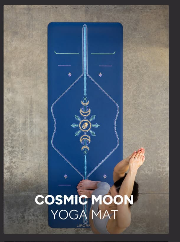 Cosmic Moon Yoga Mat