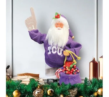 Santa's Workshop 12" Collegiate Animated/Musical Santa