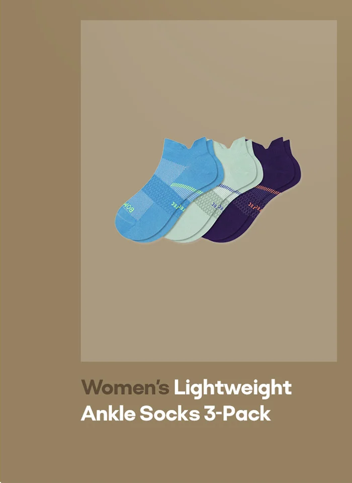Women's Lightweight Ankle Socks 3-Pack