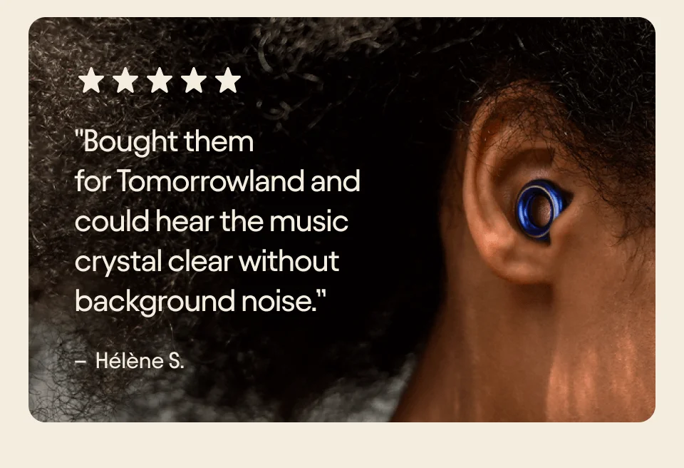 "Could hear the music crystal clear without background noise"