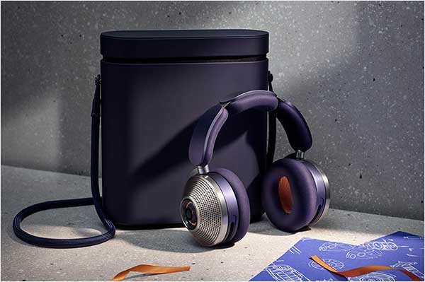 Dyson Supersonic hair dryer in Prussian blue and rich copper.