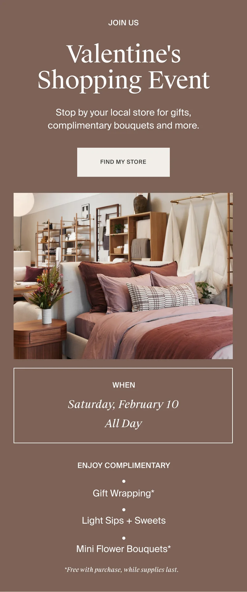 Valentine's Shopping Event