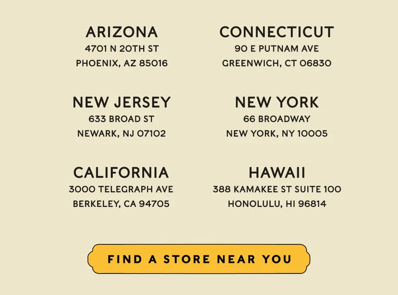 FIND A STORE NEAR YOU
