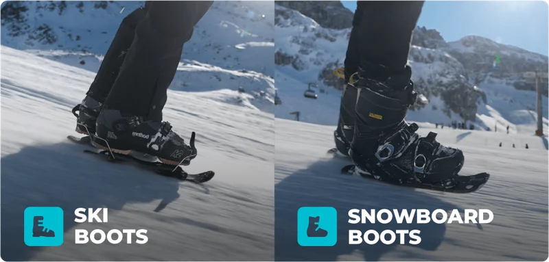 Snowfeet 44 cm binding options