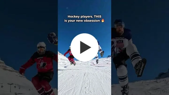 viral skiskating video